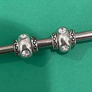 Brighton Silver Mini Beads - Set of 2